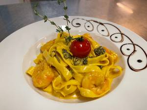 Tagliatelles à la mode du chef