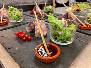 Terrine de gibier sur ardoise