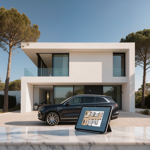 Pack Express 48h - Servicio logístico y visitas concentradas para compradores inmobiliarios en Jávea: vehículo VIP y villa moderna.