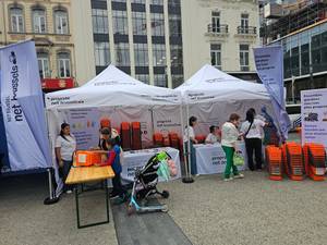 Impression de nouveaux murs de tentes, drapeaux, nappes, roll-up