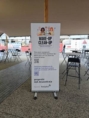 Roll-Up lesté pour utilisation extérieure