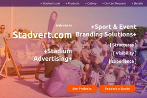 The website dedicated to the Stadvert Outdoor products